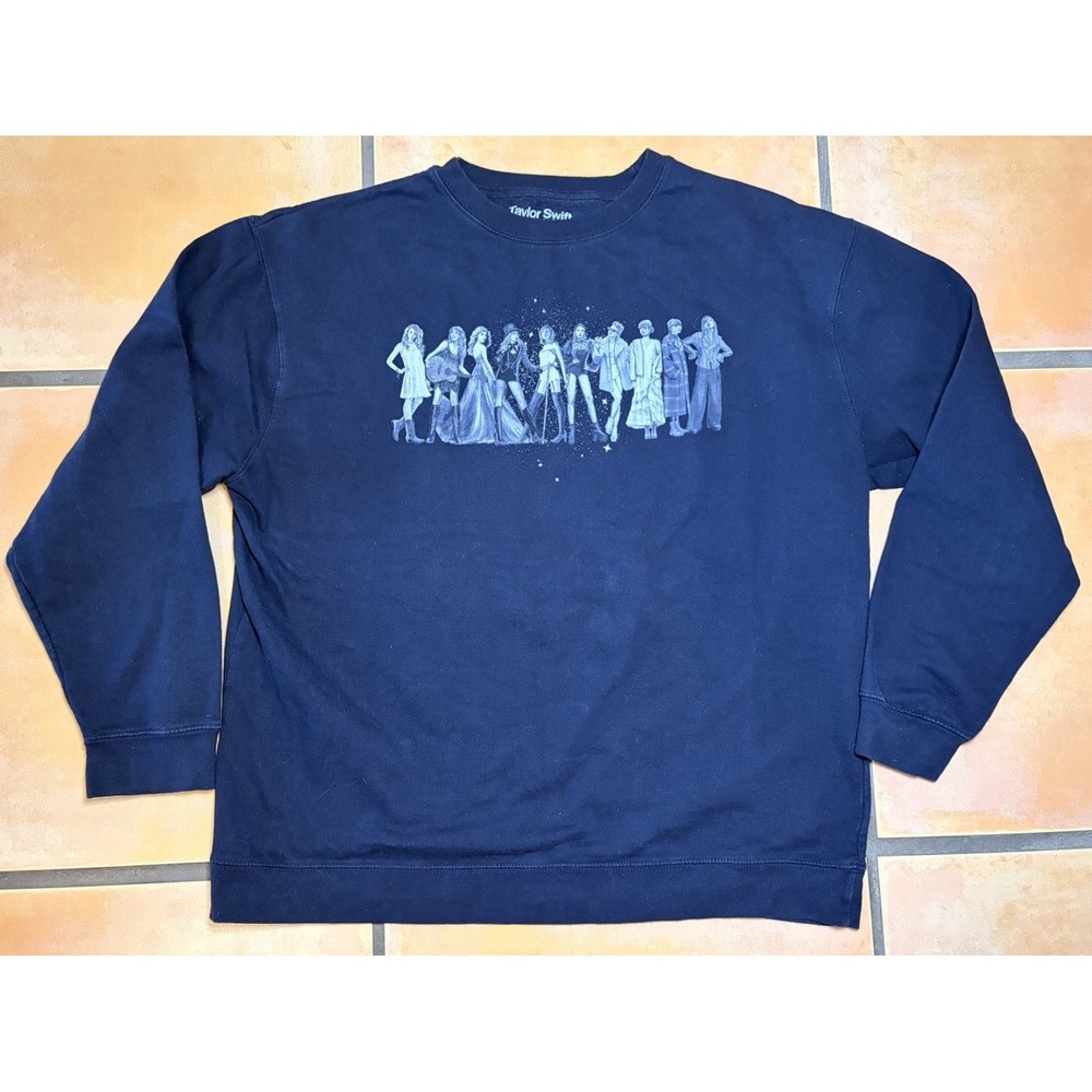 Taylor Swift Midnights Tour Apparel Crewneck Sweatshirt 2XL EUC